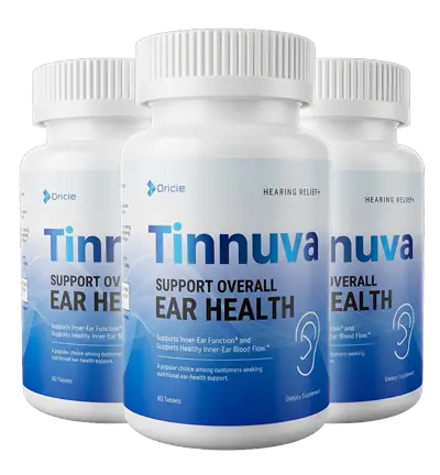 3 Month Tinnuva Tinnitus Hearing Supplement - OC